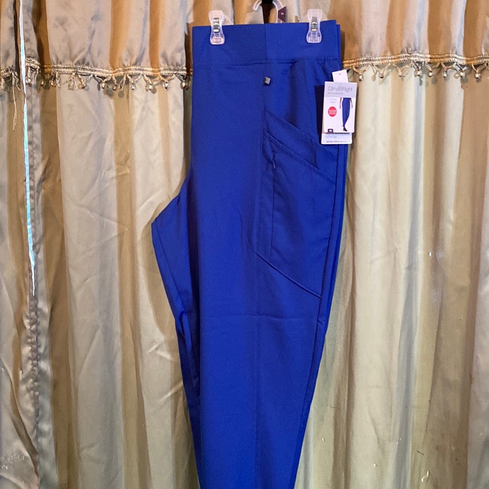 NWT cuddl dubs jogger scrub pants royal blue